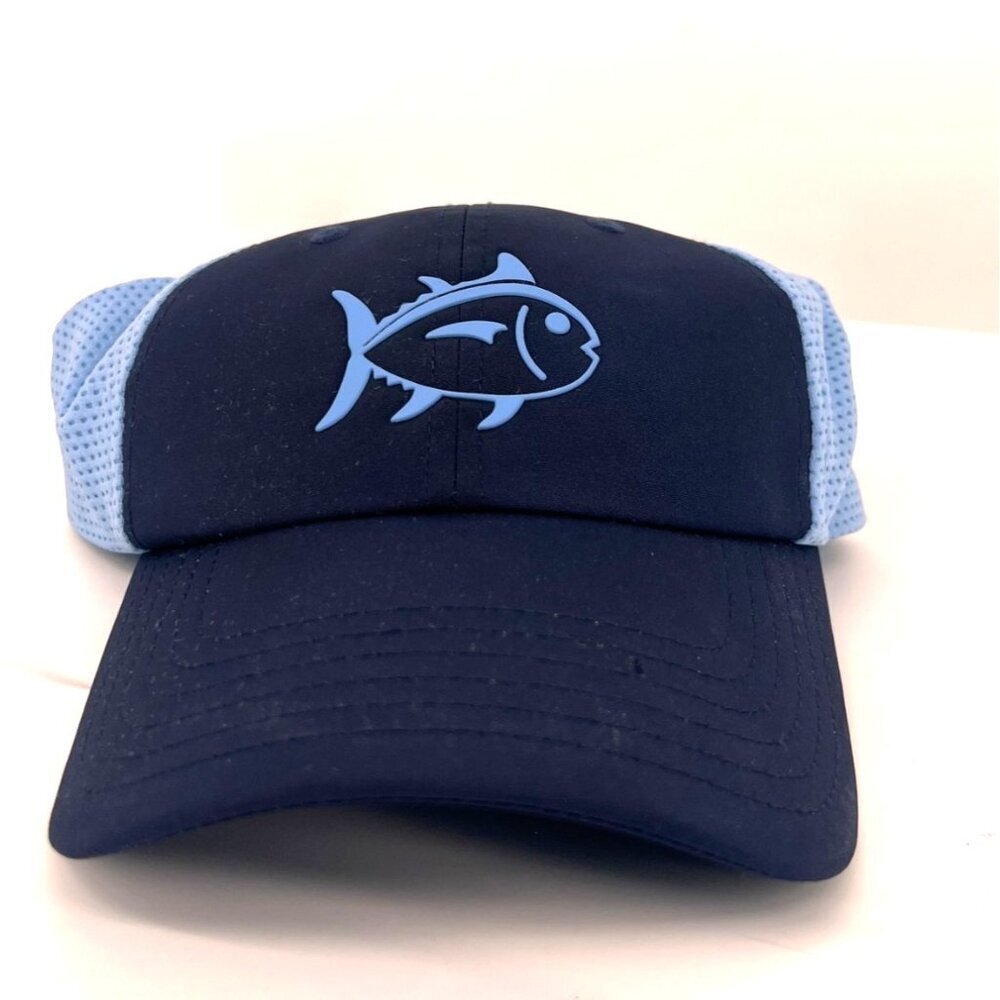 Southern Tide Mens T3 Tide to Trail Moisture Wicking Hat One Size Blue Fishing